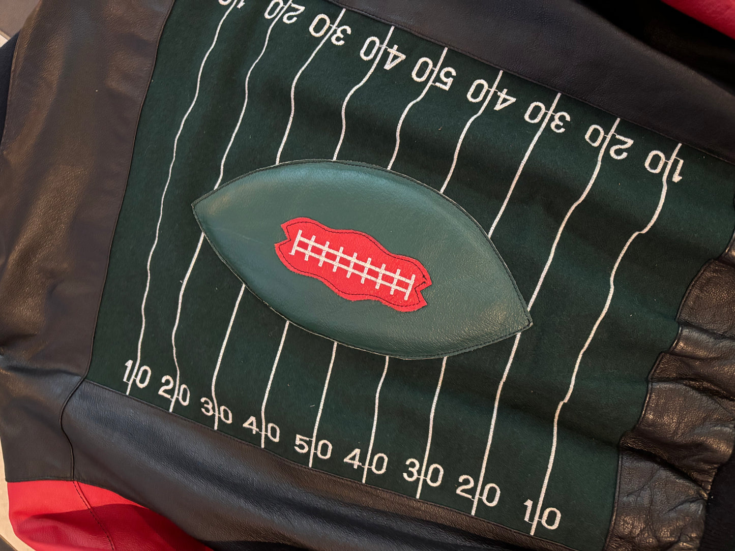 90‘s Football Leather Jacket