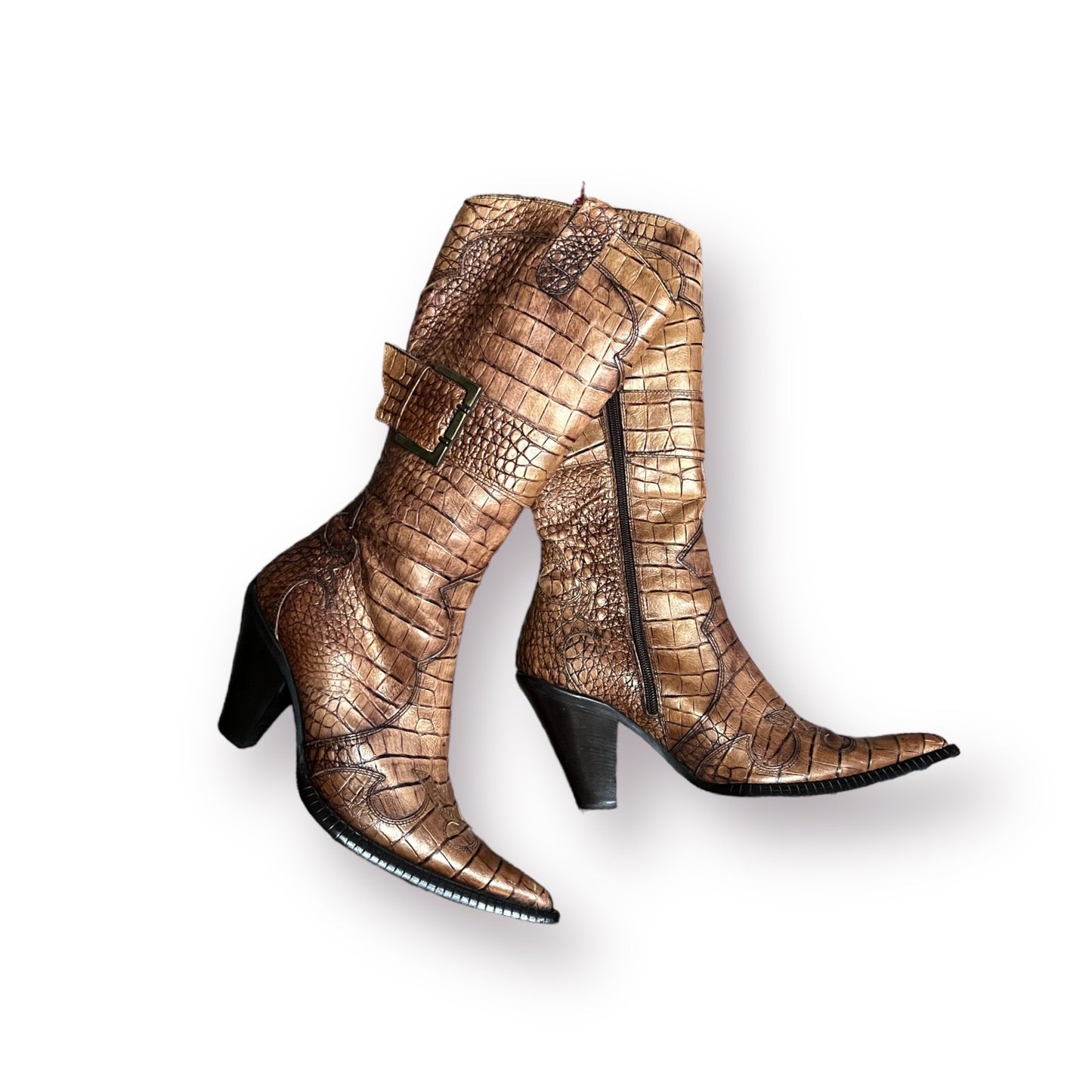 Y2k Western Leatherette Boots
