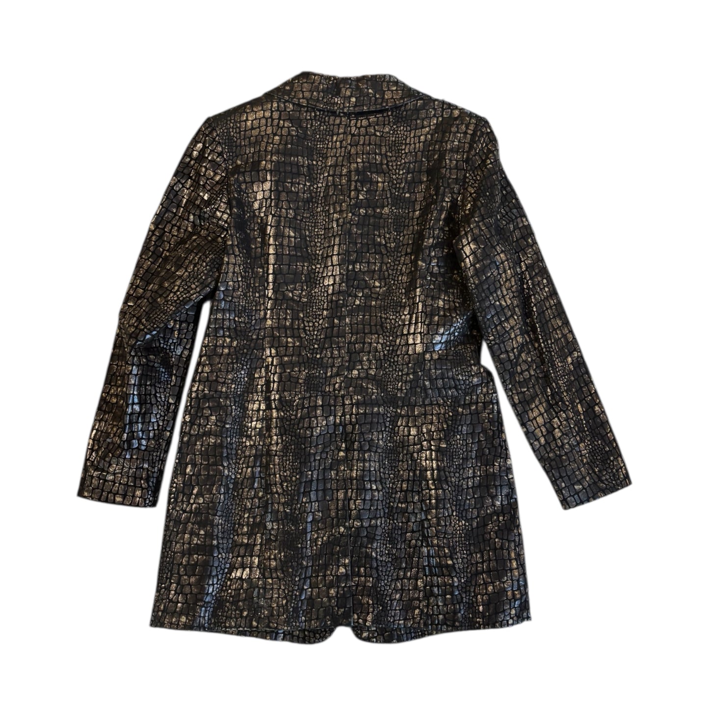 90‘s Croco Leather Coat