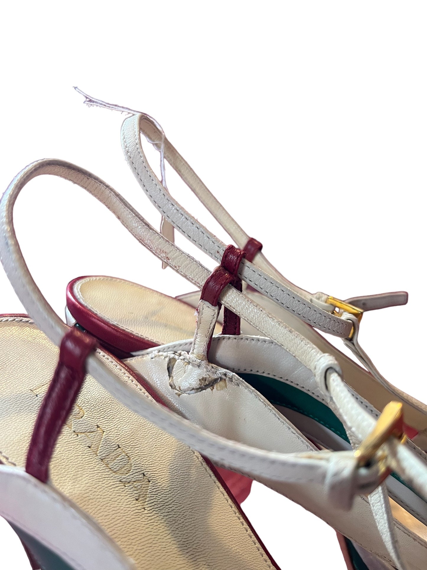 Prada Tricolor Pumps