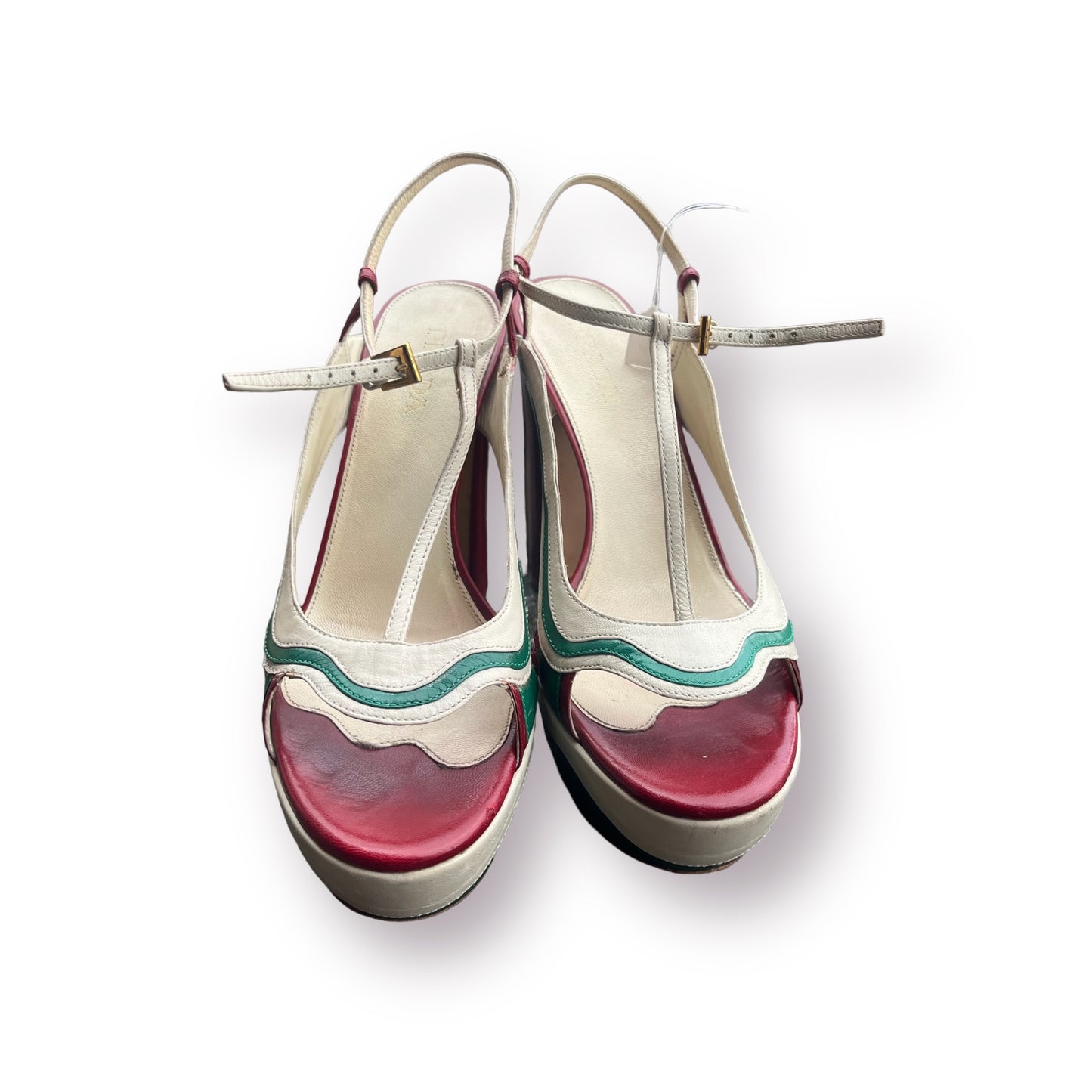 Prada Tricolor Pumps