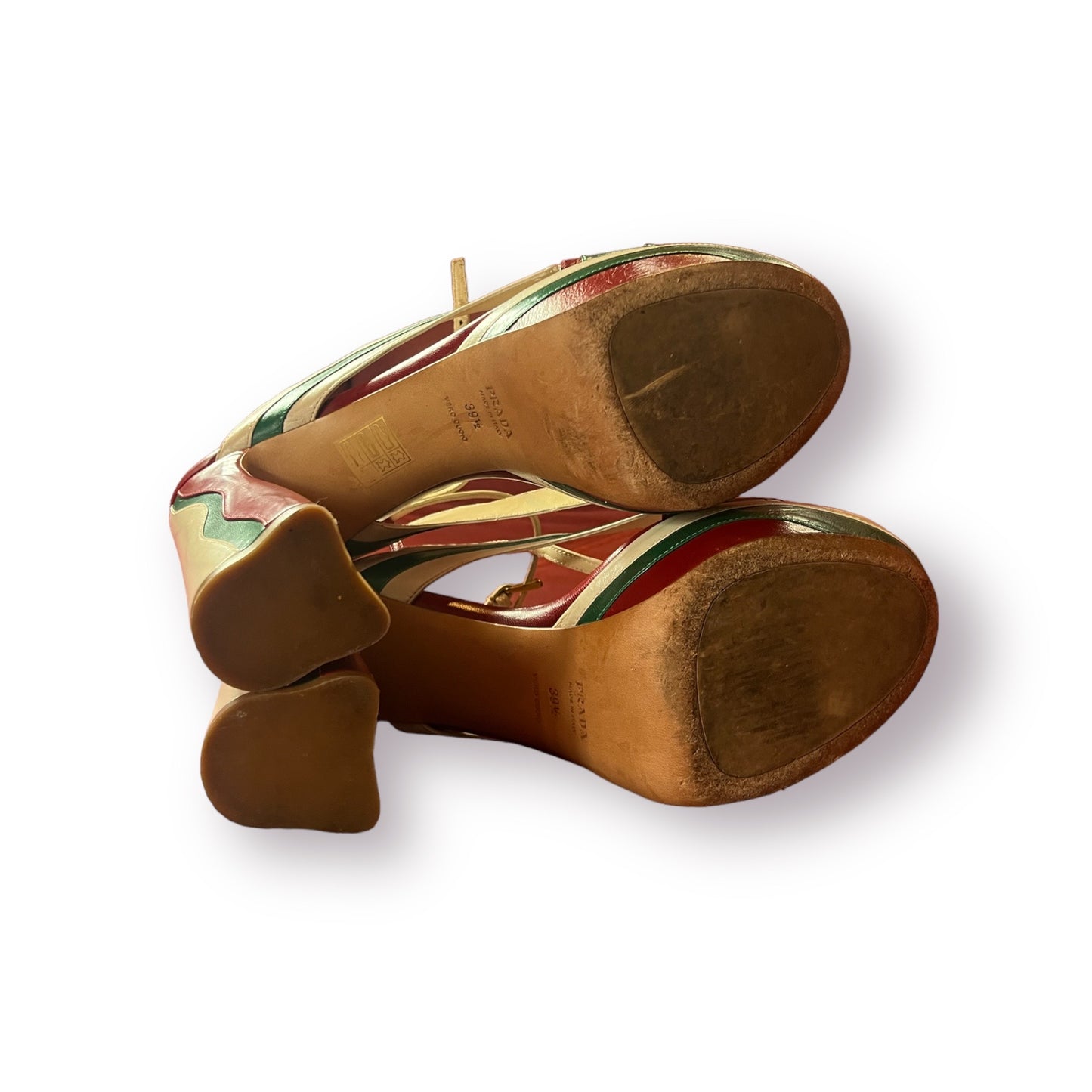 Prada Tricolor Pumps