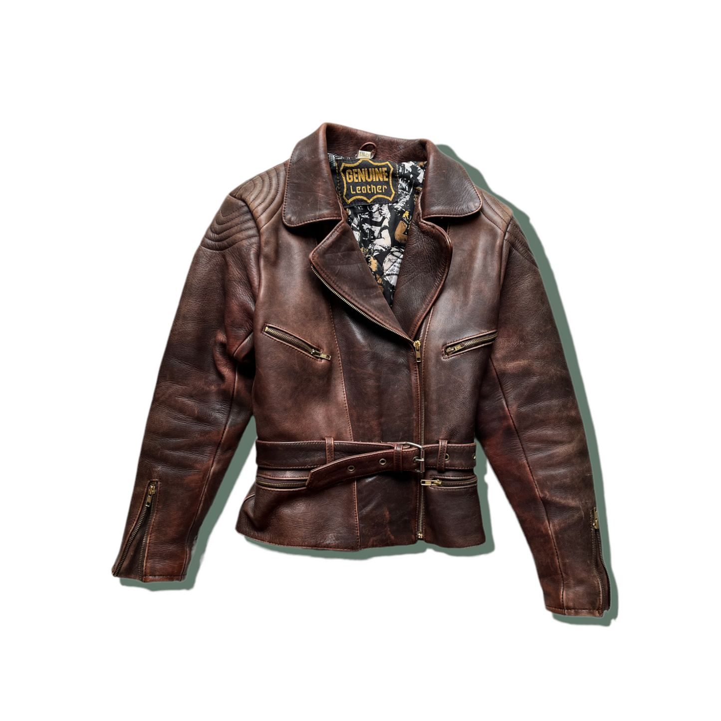 80‘s Biker Leather Jacket