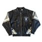Vintage Raiders Leatherette Bomber Jacket