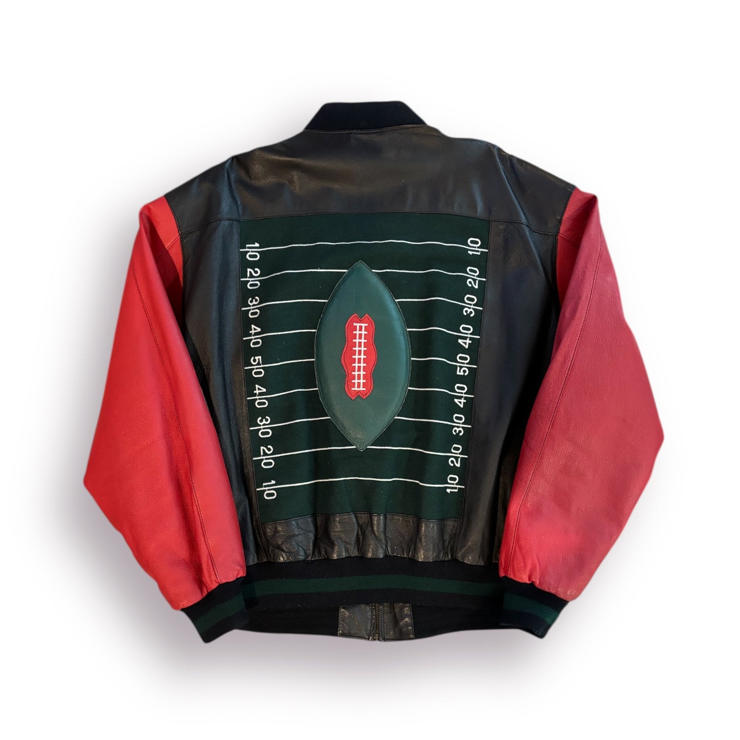 90‘s Football Leather Jacket
