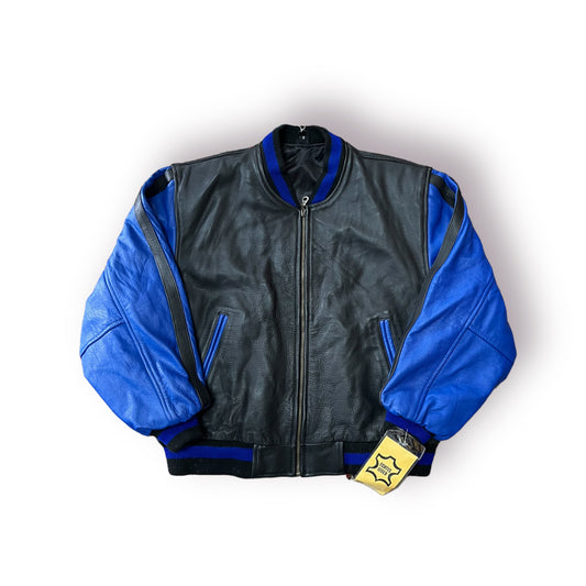 90‘s Leather Bomber Jacket