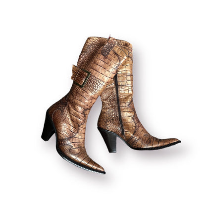Y2k Western Leatherette Boots