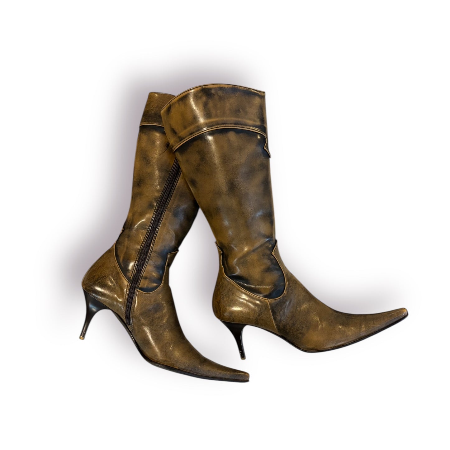 Y2k Leather Stilettos