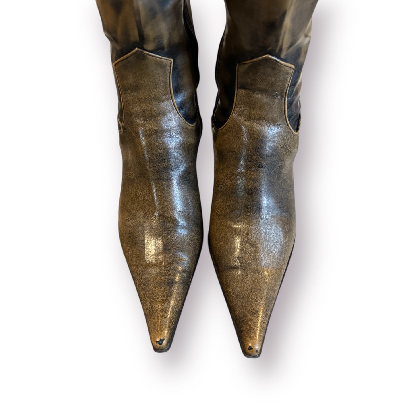 Y2k Leather Stilettos