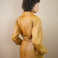 Vintage Leder Trenchcoat