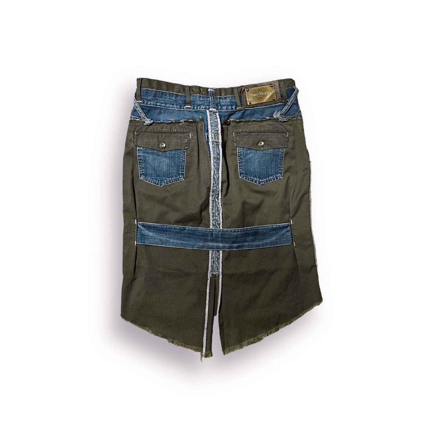 Y2k Patchwork Skirt