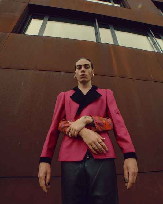 Folkloric Wool Blazer