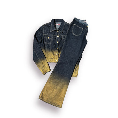 Y2k Denim Twin Piece